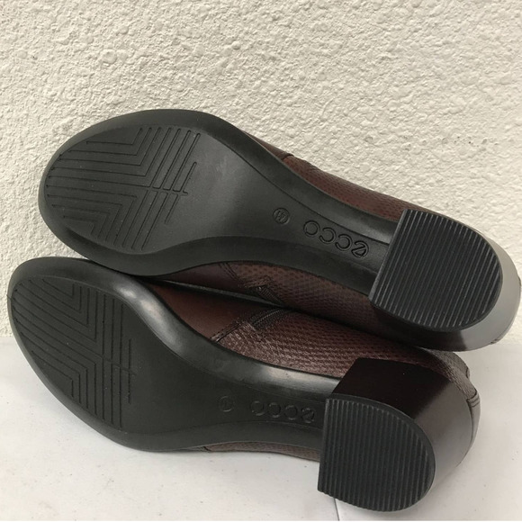 ECCO Women's Size 10 Shape M 35 Zip Ankle Boots, Brown Leather - Picture 6 of 7